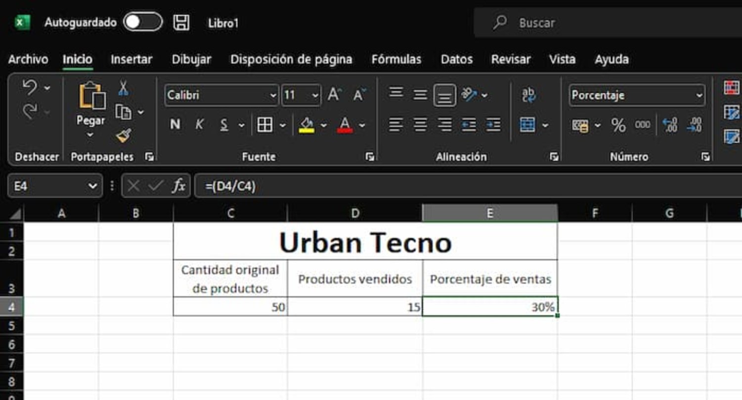 Lastly, you need to change the cell format to Percentage to change the decimal number